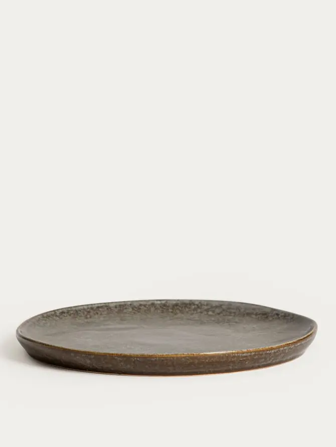 Talerz DAREL obiadowy szary 26,5 cm