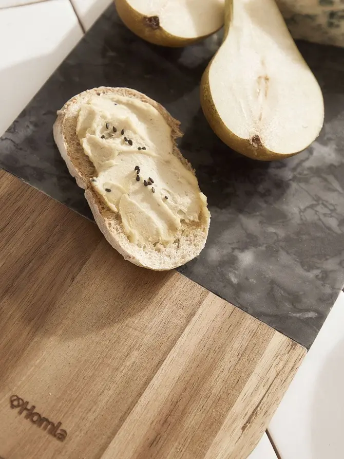 Deska MARBLE dekoracyjna czarna 40x17 cm