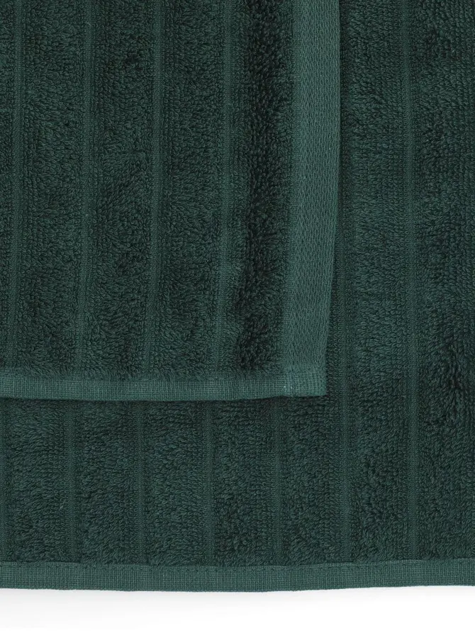 Ręcznik ASTRI w paski zielony 50x90 cm