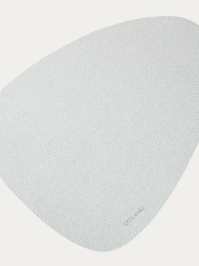 Maty stołowe FEMELO srebrne, zestaw 2 szt. 38 cm