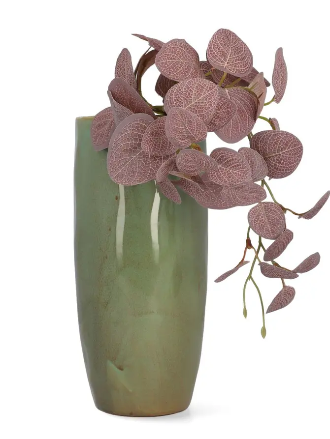 Wazon RONA ceramiczny zielony 10x10x24 cm