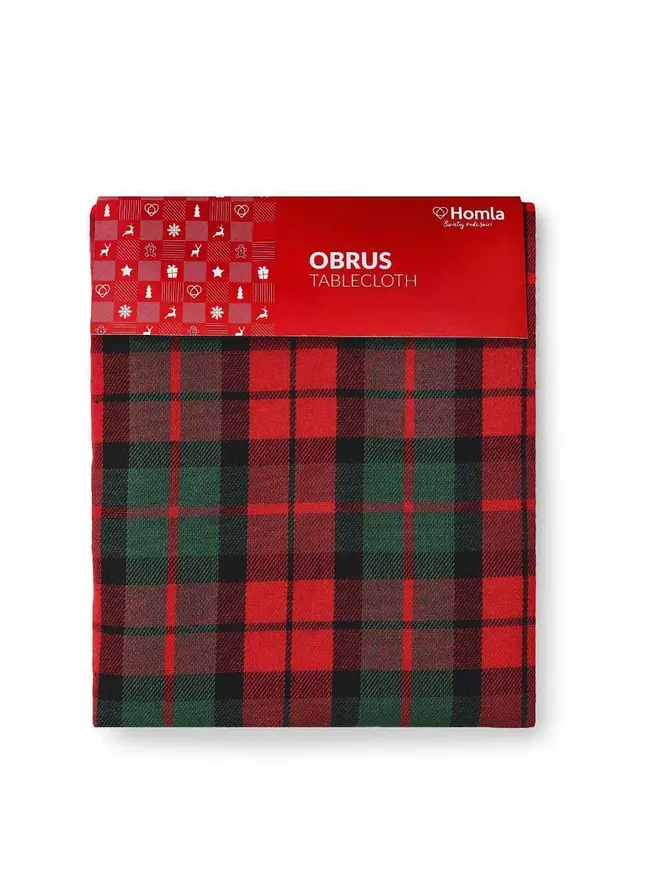 Obrus TARTAN w kratę 150x220 cm