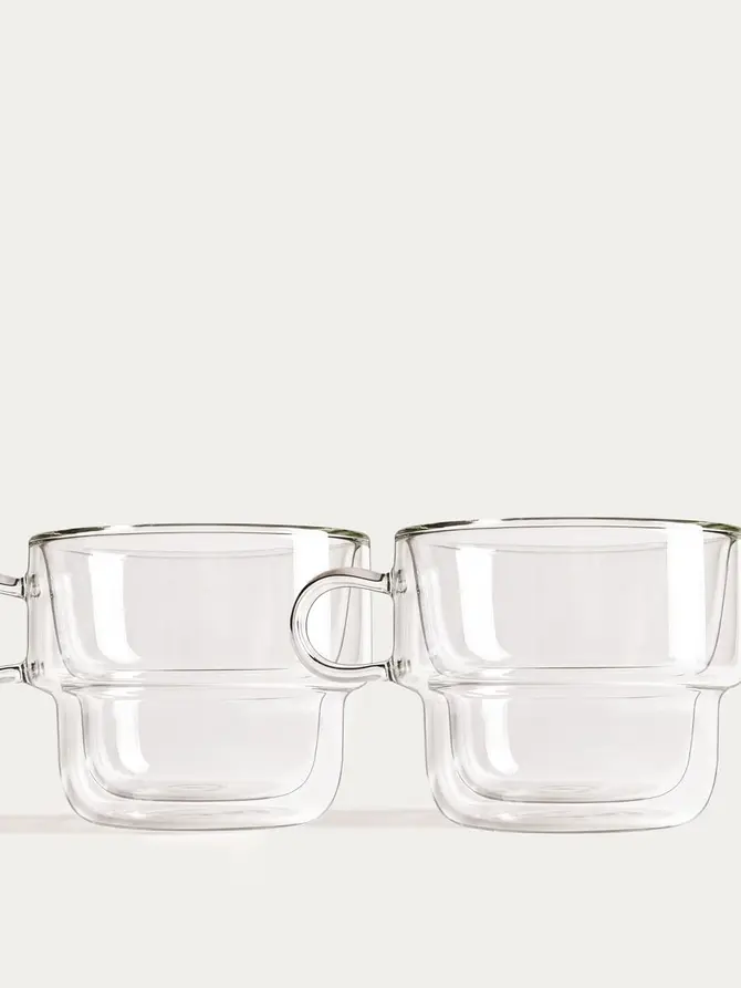 Zestaw szklanek CEMBRA z podwójną ścianką 2 szt. 250 ml