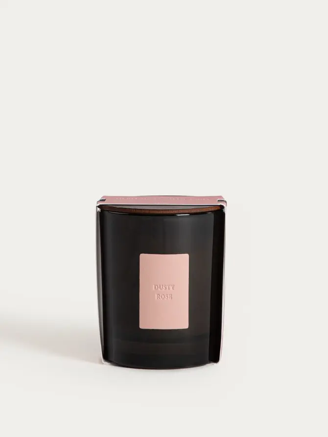 Świeca sojowa URBAN LEATHER Dusty Rose 200 g