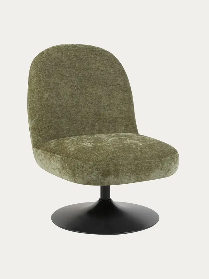 Fotel LIGNERO obrotowy zielony 61x75,5x84 cm
