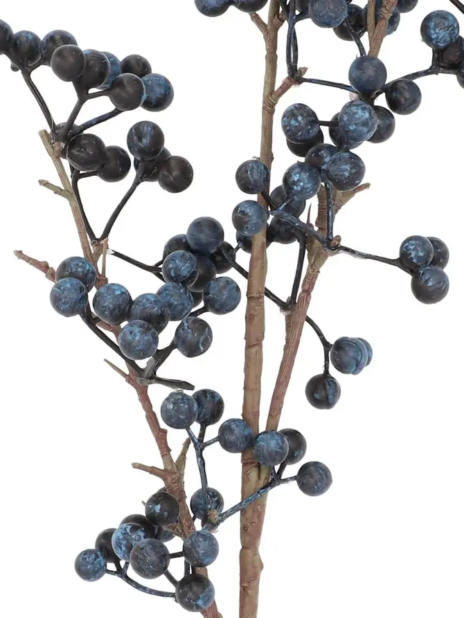Gałązka SPINO sztuczna granatowa 77 cm