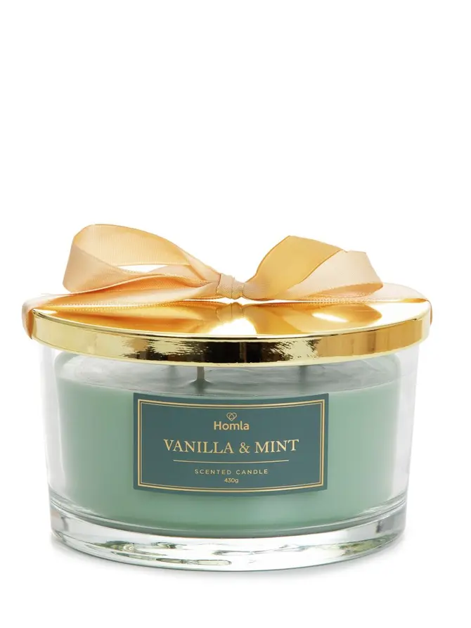 Świeca zapachowa MOON Vanilla & Mint 430 G