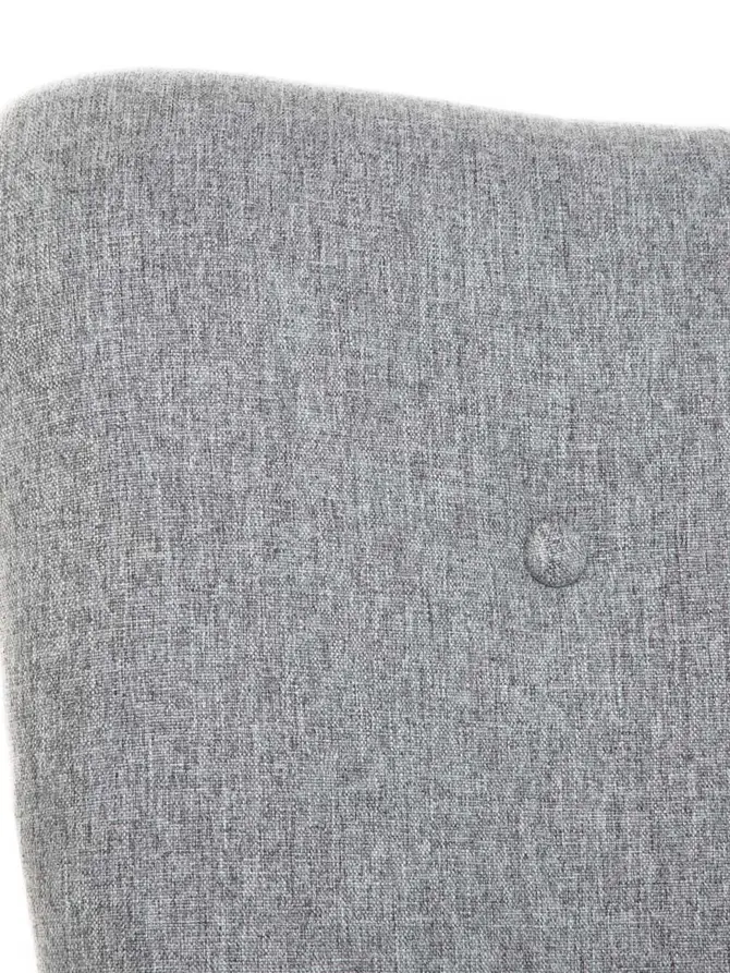 Fotel MOSS w tkaninie szary 70x95cm