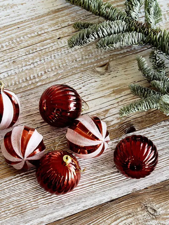 Bombki TIGY candy cane 3 szt.