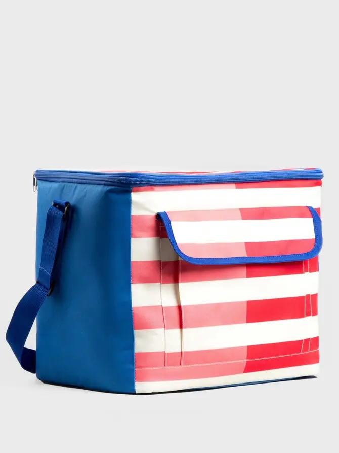 Torba termiczna COLOUR BLOCKS w paski 32x23x28 cm