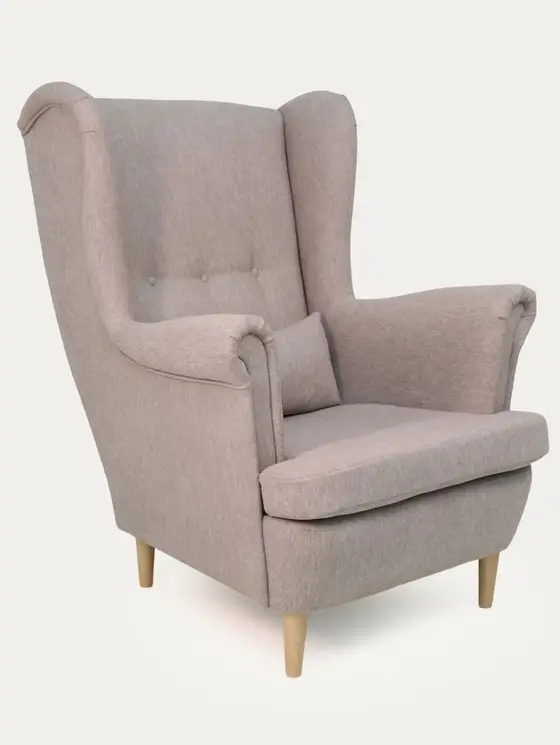 Fotel FOSSBY szary 82x85x105 cm