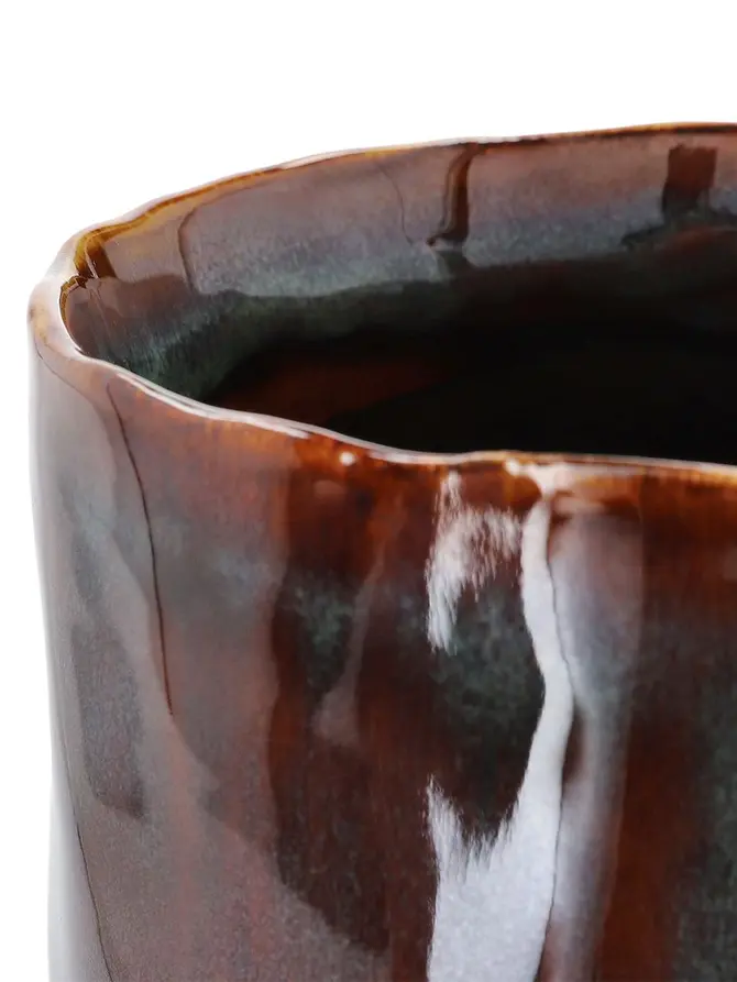Wazon RONA ceramiczny granatowy 10x10x24 cm