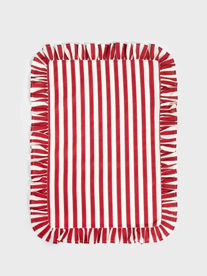 Zestaw ścierek kuchennych TRUDY falbanka + waffel 2*45x65 cm