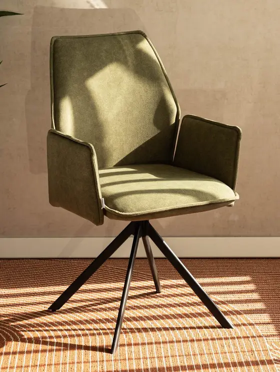 Krzesło LUGRO obrotowe zielone 54x60x91cm