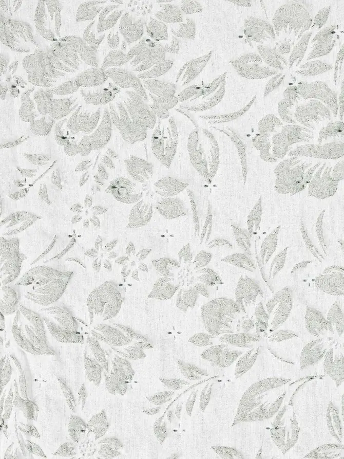 Narzuta CLARO żakardowa w kwiatowy wzór pistacjowa 200x220 cm