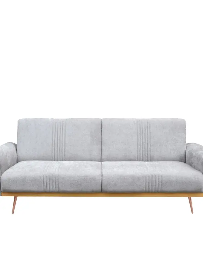 Sofa SAMTIGE 3-osobowa, z funkcją spania, szara 212x84x86.5 cm