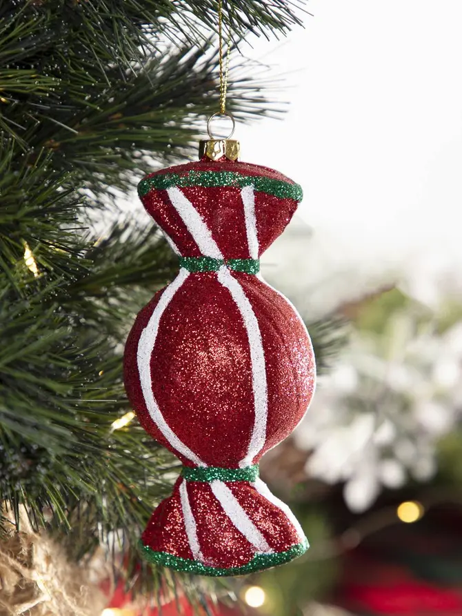 Zawieszka EVI RED cukierek czerwony 13 cm