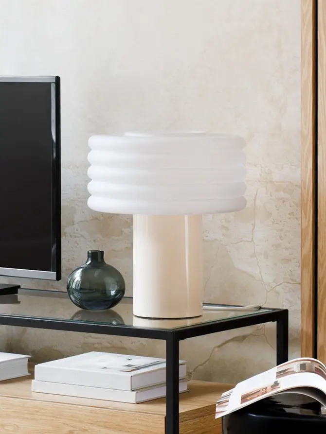 Lampa ASTI beżowa 32x36 cm