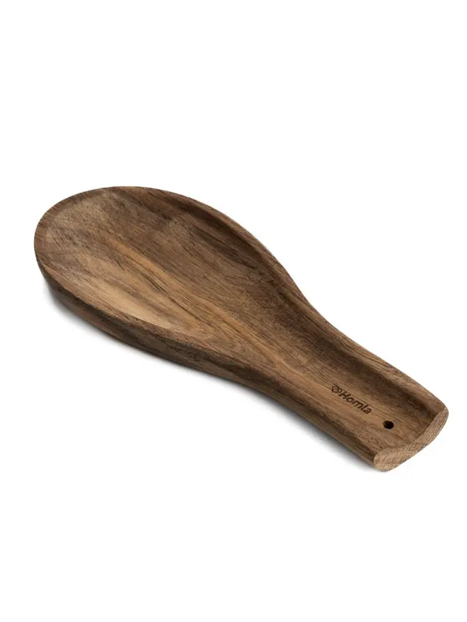 Podstawka MOOKA pod łyżkę drewniana 25x10 cm