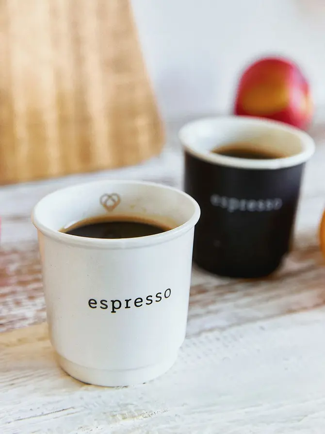 Kubek VAMOS do espresso czarny 0,1 l