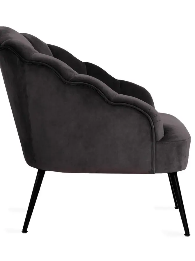 Fotel ARIEL czarny 65x71x76 cm