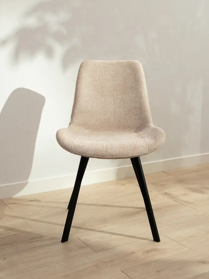 Krzesło SILLA Beżowe 52x60x83,5 cm