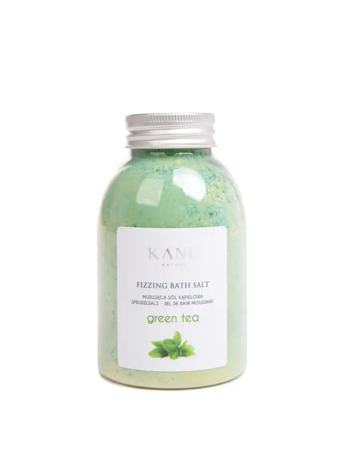Sól musująca Fizzing bath salt Green Tea Zielona Herbata 250g