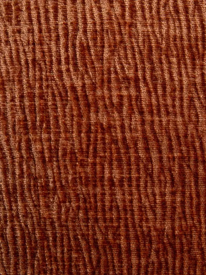 Poszewka TENEBRA szenilowa karmelowo-beżowa z ozdobnym obszyciem i falowaną teksturą 45x45 cm