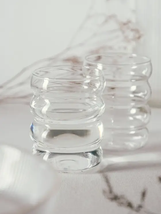 Zestaw szklanek BUBBLY transparentnych, 2 szt. 0,36 l