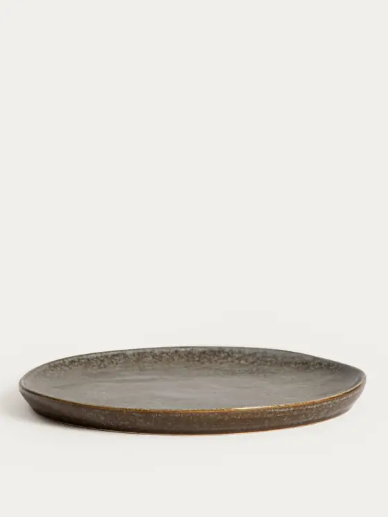 Talerz DAREL obiadowy szary 26,5 cm
