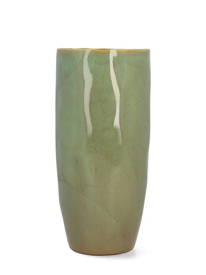 Wazon RONA ceramiczny zielony 10x10x24 cm