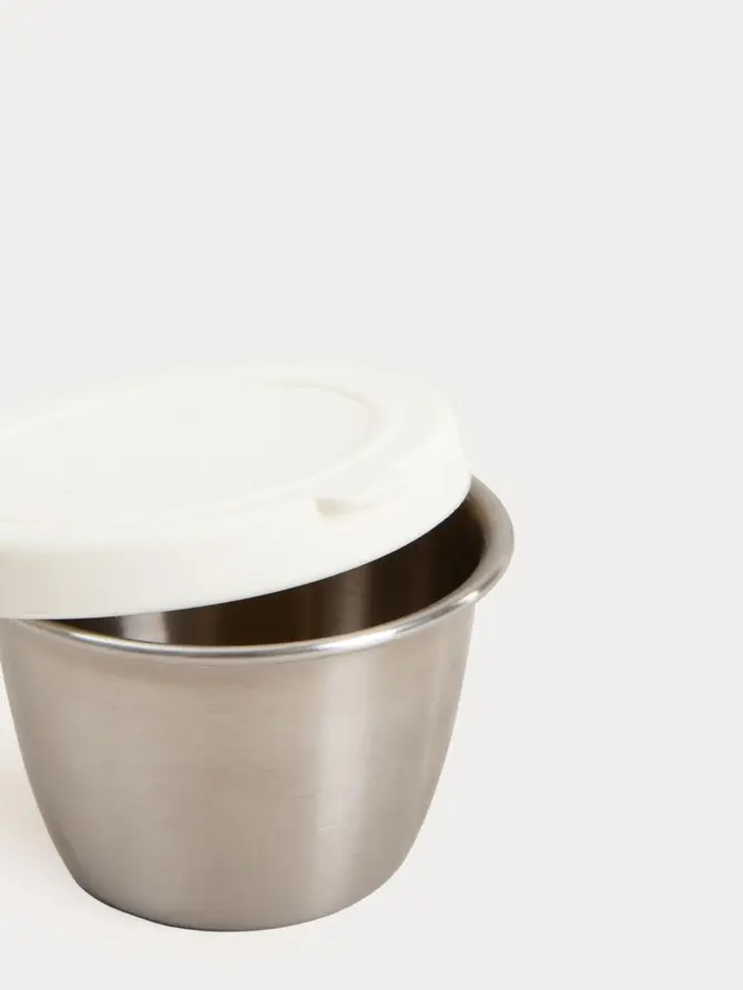 Zestaw pojemników MOLLIS metalowych z silikonową pokrywką, 70 ml. 2 szt.