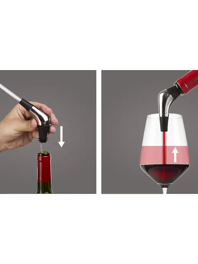 Dekanter WINE na butelkę wina 33 cm