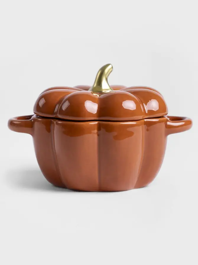 Naczynie do serwowania PUMPKIE w kształcie dyni pomarańczowe 0,4 l