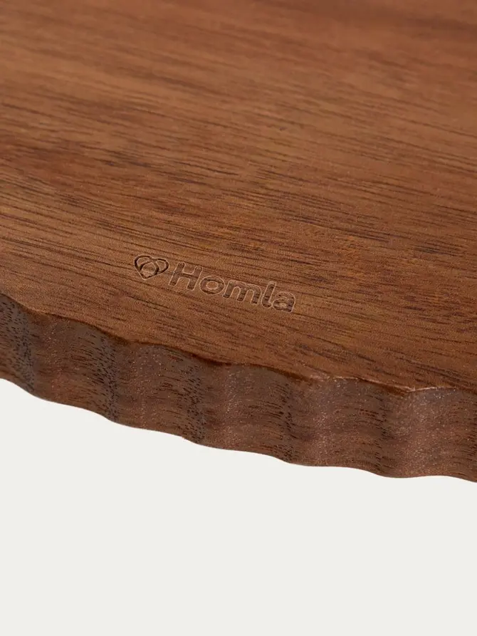 Patera RILLET ryflowana na metalowych nóżkach 34x9 cm