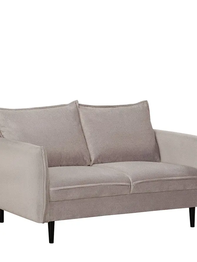 Sofa RUGG Sofa w tkaninie beżowy 149x86x91 cm