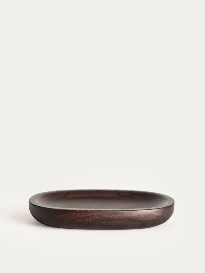 Mydelniczka CEDRIC z drewna tekowego 13x9x1,9 cm
