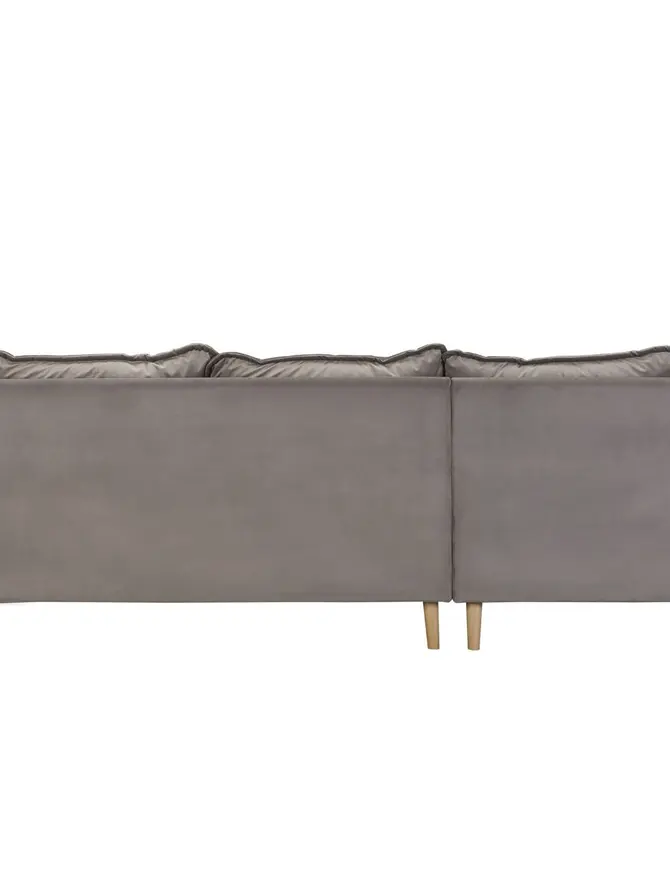 Sofa ILLA Narożnik szary 230x154x84 cm