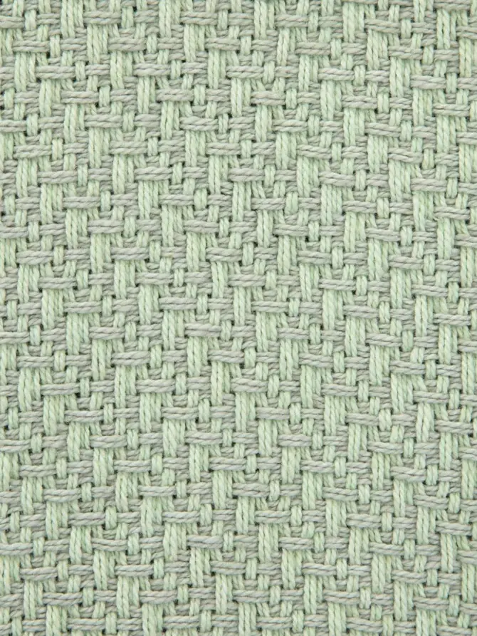 Pled MORRIS pistacjowy z frędzlami 130x170 cm