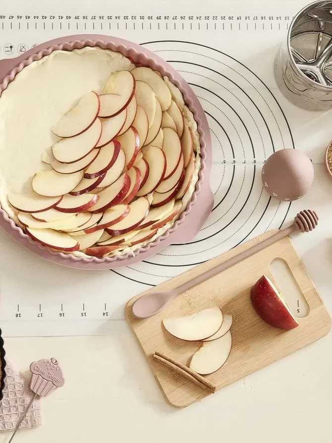 Forma EASY BAKE na tartę silikonowa różowa 31 cm
