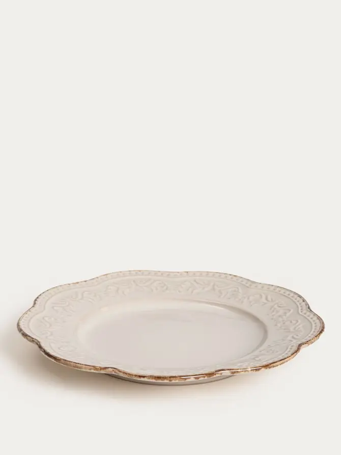 Talerz SALTIS deserowy kremowy 20 cm