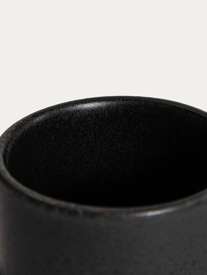 Kubek OPOL bez ucha czarny 0,25 l