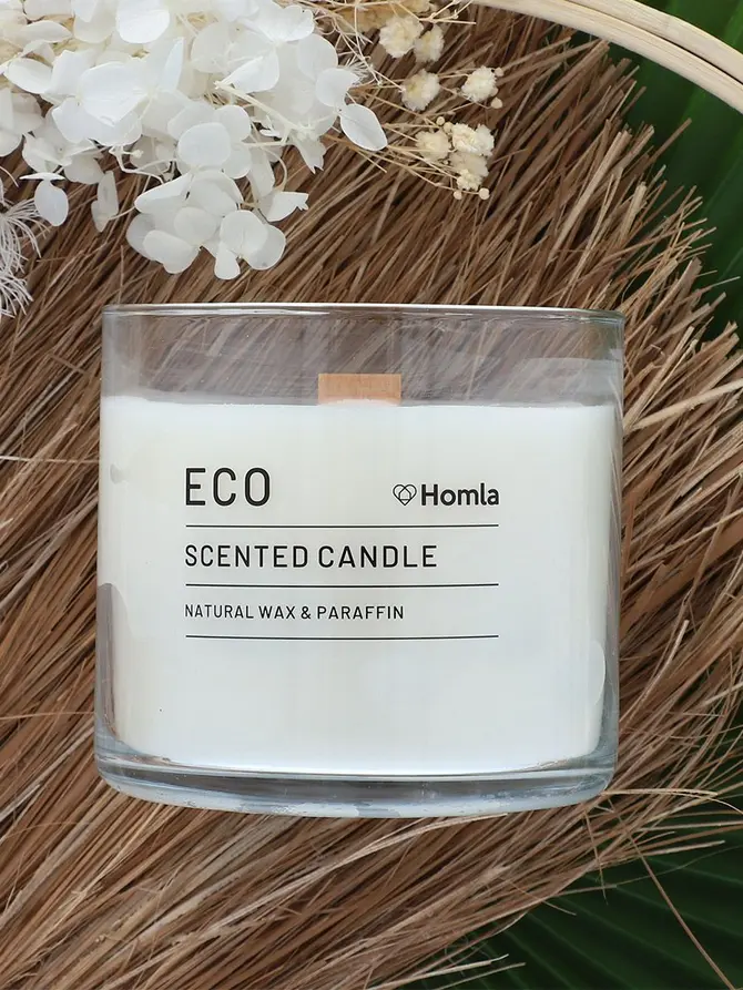 Świeca ECO w szkle Indian Cotton 400g