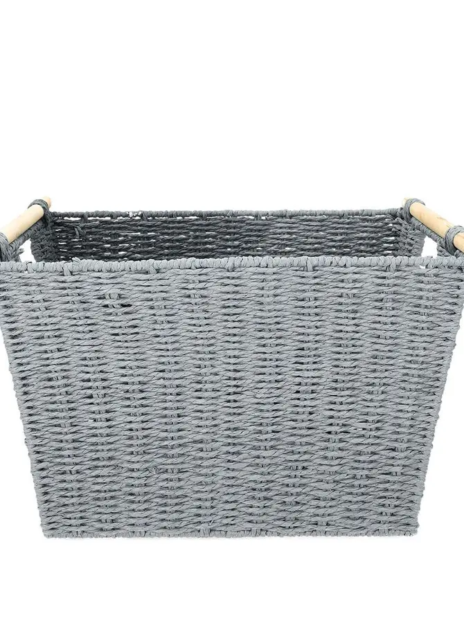 Kosz MOSVIK jasnoniebieski 41x29x27 cm