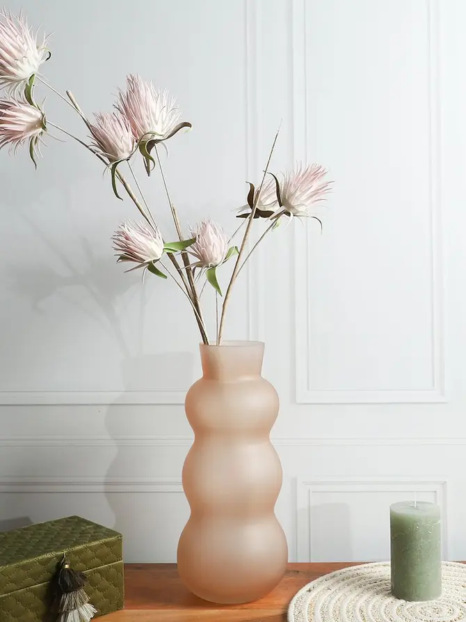 Kwiat ECHMEA sztuczny różowy 112 cm