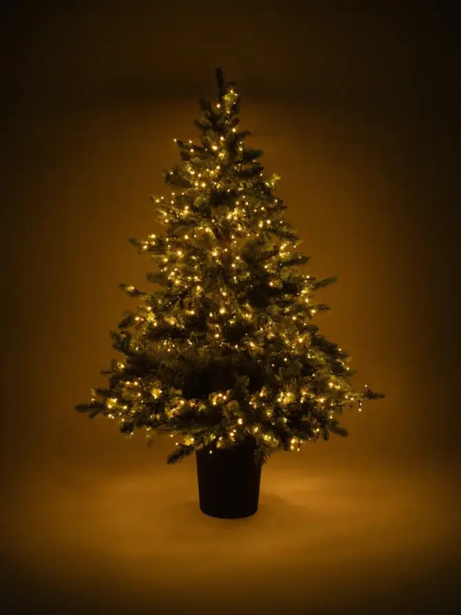 Choinka LUMIVELL ze światełkami 800 120 cm