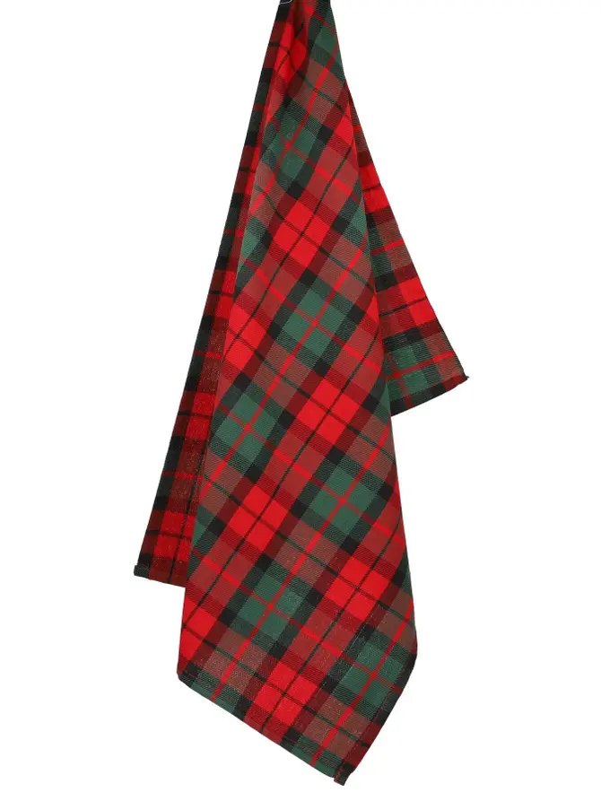 Zestaw ścierek kuchennych TARTAN w kratę 2*45x65 cm