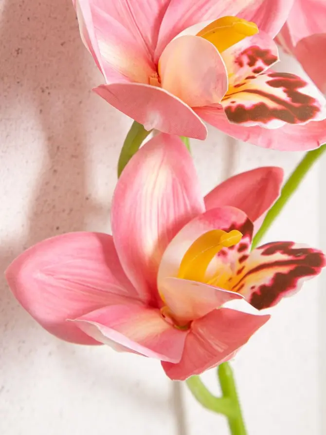 Gałązka sztuczna ORKID orchidea różowa 109 cm