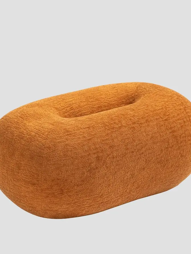 Pufa LUNCTA Musztardowa 82x52x34 cm