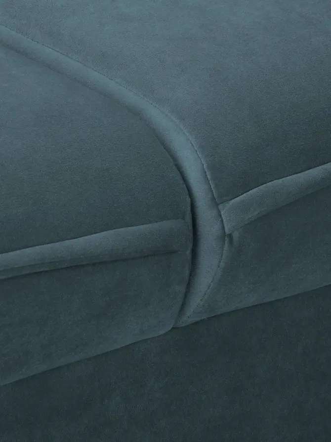 Sofa RUGG Sofa turkusowa 149x86x91 cm